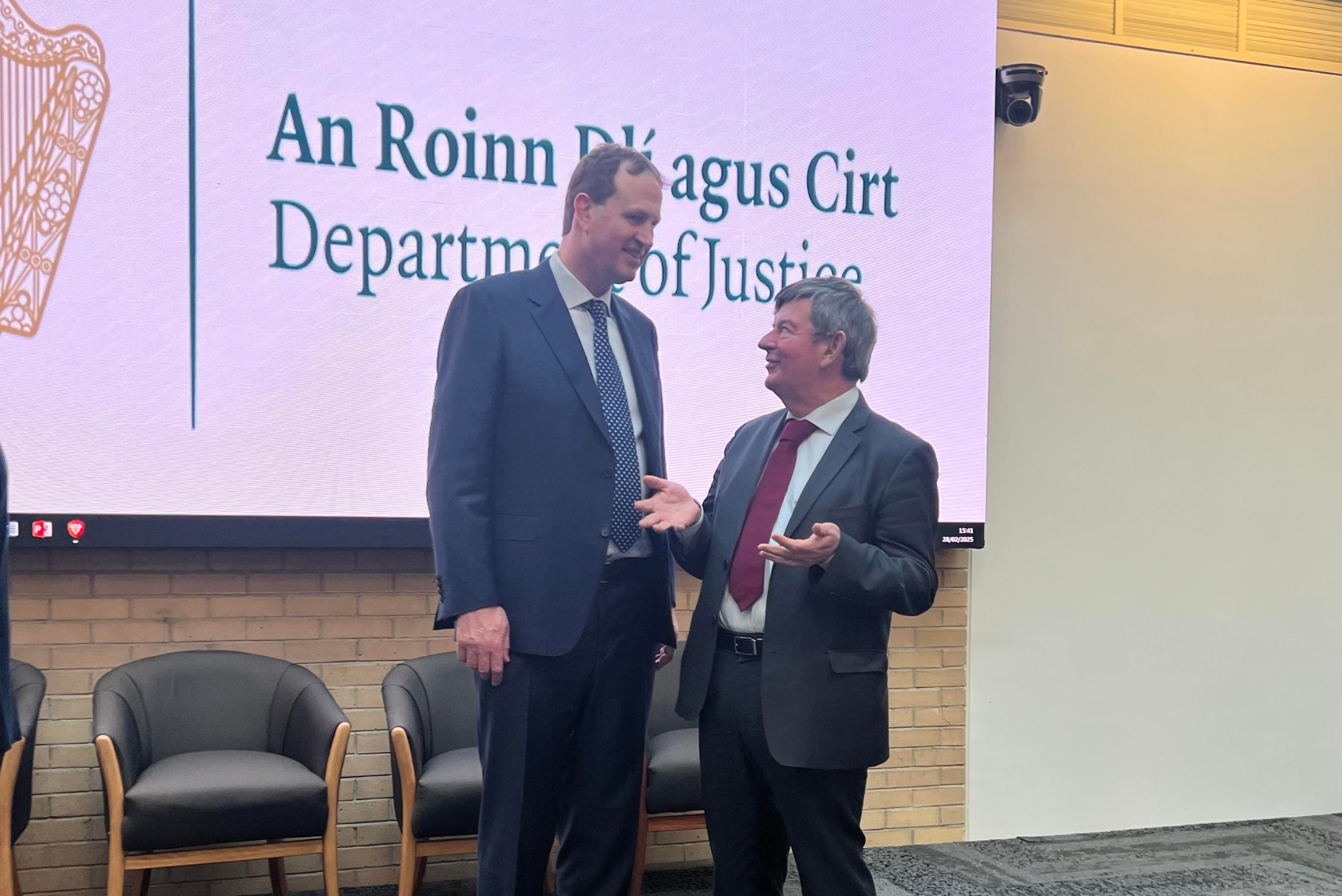 Mr. Justice George Birmingham and The Minister for Justice Jim O’Callaghan
